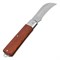 Нож складной, 200 мм, загнутое лезвие, деревянная ручка Sparta 78999
