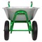 Тачка садово-строительная 2-х колесная, грузоподъемность 230 кг, объем 90 л Сибртех 689643
