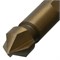 Зенковка конусная под М4, HSS, по металлу, цилиндрический хвостовик// Denzel 72302