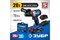 Бесщеточная ударная дрель-шуруповерт, 2АКБ (2Ач), 20В, в кейсе, ЗУБР Профессионал DBS-201-22