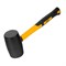 Киянка резиновая, 24 oz, черная резина, фибергласовая рукоятка// Denzel 7711193