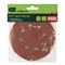 Круг абразивный на ворсовой подложке под "липучку", перфорированный, P 500, 125 мм, 5 шт Сибртех 738157