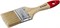 ЗУБР УНИВЕРСАЛ, 63 мм, 2.5″, светлая натуральная щетина, деревянная ручка, все виды ЛКМ, плоская кисть (4-01003-063) 4-01003-063