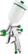 KRAFTOOL JETA 3000 MINI, HVLP 0.8 мм, пневматический краскопульт с верхним бачком (06561-0.8) 06561-0.8