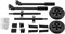 ЗУБР № 2 для генераторов мощностью свыше 4000 Вт, набор колес + рукоятка (НКР-2) НКР-2