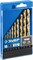 ЗУБР ТИТАН, 10 шт, (1-10 мм), сталь Р6М5, класс А, титановое покрытие, набор сверл по металлу, Профессионал (29615-H10) 29615-H10