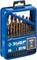 ЗУБР ТИТАН, 19 шт, (1-10 мм), сталь Р6М5, класс А, титановое покрытие, набор сверл по металлу, Профессионал (29617-H19) 29617-H19_z01