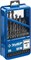 ЗУБР ПРОФ-В, 25 шт, (1-13 мм), сталь Р6М5, класс В, мет.бокс, набор сверл по металлу, Профессионал (29621-H25) 29621-H25