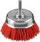 ЗУБР "Профессионал". Щетка чашечная для дрели, нейлоновая проволока с абразивным покрытием, 75мм 35165-075_z02