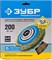 ЗУБР 200 мм, витая стальная латунированная проволока 0.3 мм, щетка дисковая для УШМ, Профессионал (35186-200) 35186-200_z01