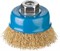 ЗУБР 75 мм, витая стальная латунированная проволока 0.3 мм, чашечная щетка-крацовка для УШМ, Профессионал (3526-075) 3526-075_z02