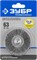ЗУБР 63 мм, витая, стальная проволока 0.3 мм, щетка дисковая для УШМ, Профессионал (35198-063) 35198-063_z02