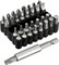 STAYER 33 шт, набор бит с магнитным адаптером (26085-H33) 26085-H33