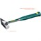 KRAFTOOL Thor, 500 г, цельнокованый слесарный молоток (20070-05) 20070-05