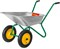 GRINDA GB-2, 80 л, 120 кг, двухколесная, оцинкованная сталь, садовая тачка (422400) 422400_z01