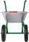 GRINDA GB-2, 80 л, 120 кг, двухколесная, оцинкованная сталь, садовая тачка (422400) 422400_z01
