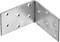 ЗУБР УКА-2.0 40х60х60 х 2 мм, равносторонний крепежный уголок, цинк 310206-040-060