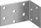ЗУБР УКА-2.0, 40 x 60 x 40 x 2 мм, анкерный крепежный уголок (310226-040-060) 310226-040-060