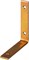 ЗУБР УМ-4.0, 100 x 100 x 20 x 4 мм, желтый цинк, узкий мебельный уголок (31031-100) 31031-100