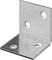 Уголок мебельный широкий УМШ-1.5, 25х25х25 х 1.5мм, белый цинк, ЗУБР 31034-25