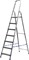 СИБИН 7 ступеней, 145 см, алюминиевая стремянка (38801-7) 38801-7