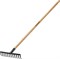 Садовые грабли GRINDA GT-12 WOOD 310 х 80 х 1300 мм 12 прямых зубцов деревянный черенок 39583-12