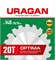 URAGAN Optima, 140 х 20/16 мм, 20Т, пильный диск по дереву (36801-140-20-20) 36801-140-20-20_z01