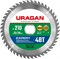 URAGAN Expert 210х32/30мм 48Т, диск пильный по дереву 36802-210-32-48_z01