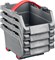 KETER CLICK BIN, 4 шт, 0.45 л, 155 х 110 х 85 мм, набор лотков для хранения (38065-K4) 38065-K4