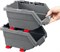 KETER CLICK BIN, 4 шт, 0.45 л, 155 х 110 х 85 мм, набор лотков для хранения (38065-K4) 38065-K4
