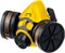 STAYER HF-6000  респиратор противогазовый, два фильтра A1 в комплекте 11175_z01