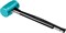 СИБИН 8 кг, 720 мм, цельностальная кувалда с удлинённой обрезиненной рукояткой (20132-8) 20132-8