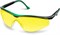 Защитные жёлтые очки KRAFTOOL BASIC стекло-моноблок с покрытием устойчивым к истиран 110318