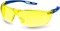 ЗУБР БОЛИД, открытого типа, жёлтые, сферические линзы, устойчивые к запотеванию, защитные очки, Профессионал (110486) 110486