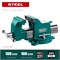 Стальные слесарные тиски KRAFTOOL STEEL, 100 мм 32701-100 Стальные слесарные тиски KRAFTOOL STEEL, 100 мм 32701-100