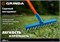 GRINDA PR-12S FIBER, 310 х 80 х 1500 мм, 12 прямых зубцов, углеродистая сталь, фибергласовый черенок, садовые грабли, PROLine (39652) 39652