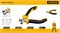 STAYER 105 мм, Мини-кусачки торцовые (2218-7) 2218-7_z03