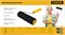 STAYER PUTTY 80 мм, 180 мм, 8 мм ручка, валик для шпатлевки, PROFESSIONAL (03642-18) 03642-18