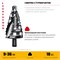 STAYER Pro-Max 9-36мм, 10 ступеней, винтовая спираль, сверло ступенчатое (29661-9-36-10) 29661-9-36-10