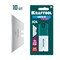 KRAFTOOL INOX-A24, 10 шт, нержавеющие трапециевидные лезвия (09626-S10) 09626-S10 - фото 381984