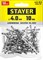 Заклепки STAYER белый 4*10мм, 50шт 3125-40-9003