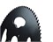 Звезда для редуктора 2-х тактного 35мм 76T 03 06 002 019