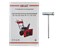 Снегоочиститель бензиновый BR-761SE (7лс, ковш шир. 61см выс. 52см, ручной старт, элетро страрт, 5 скоростей вперед 2 назад, зимний двигатель)6шт/под 05 01 052 107