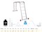 Лестница алюм. многофункц. трансформер 4х5 ступ., шир. 400 мм, 17кг NV3320 Новая высота 3320405