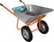 Строительная двухколесная тачка СИБИН СТ-22 110 л 200 кг 39905_z01