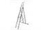 Лестница алюм. 3-х секц. 230/502/257 см 3х9 ступ. 16,2 кг  NV3230 Новая Высота 3230309