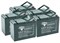 Комплект тяговых аккумуляторов RuTrike 6-EVF-38 (60V38A/H C3) 022003