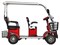 Электротрицикл Rutrike Gelbert Hara 48V/60V 600Вт Красный-3041 0000147-3041