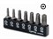 Набор бит TORX с отверст. Т10-Т40 7шт. TOPTUL (GAAV0703) ЦБ-0000831537