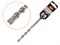 12х100х160 мм бур (сверло) SDS-plus QUADRO-X GEPARD ЦБ-0400597596